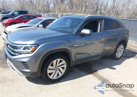 2021 Volkswagen Atlas Cross Sport 3.6L V6 Se W/Technology из США, поврежденный, VIN 1V2JE2CA4MC205619